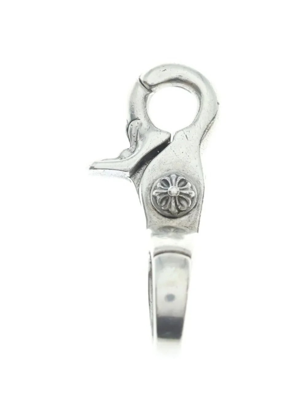 Chrome Hearts Quick Clip Cross Ball Silver Necklace